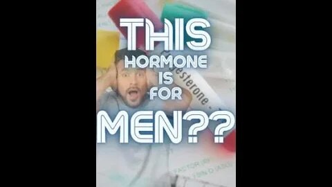 Progesterone Is Not Just For The Ladies??