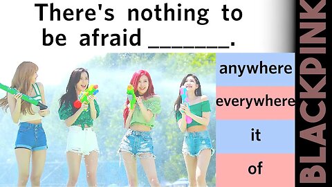 English Grammar Quiz #15. BLACKPINK Edition.