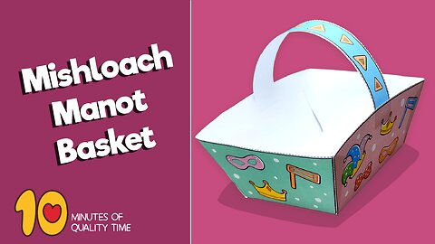 Mishloach Manot Basket Template