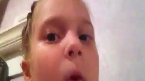 Funny Tot Girl Drops An iPhone Into A Sink And Makes This Hilarious Video