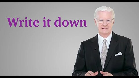 Write It Down - Bob Proctor