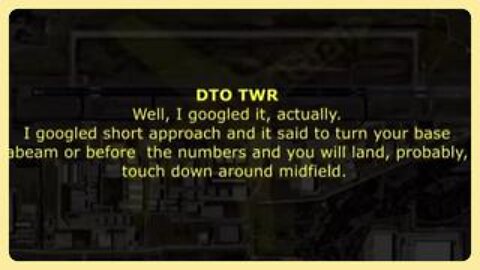 Whoa! Air Traffic Controller Says She Googled Short Approach Landing lol