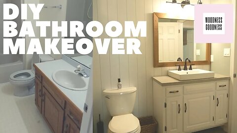 Cheap DIY Bathroom Makeover