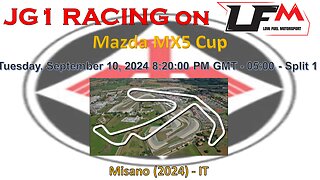 JG1 RACING on LFM - Mazda MX5 Cup - Misano (2024) - IT - Split 1