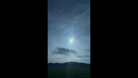 A meteor illuminated the sky over the Philippines as it burned up while entering Earth's atmosphere