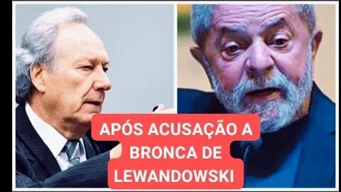 Lewandowski após fofocas de ter agido em nome do presidente eleito Lula.