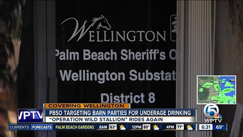 Palm Beach County Sheriff's Office targets barn parties for underage drinking during polo season in Wellington