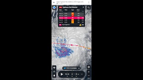 Typhoon Rai (Odette) Hits Cebu City, Philippines