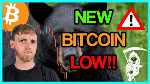 NEW BITCOIN LOW!! IS THIS THE BOTTOM FOR THE CRYPTO BEAR MARKET??!!