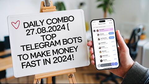 💸 Daily Combo 27.08.2024 | Top Telegram Bots to Make Money FAST in 2024! |