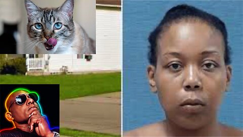 Crazy Woman Kills And Eats Cat While People Are Horrified Watching