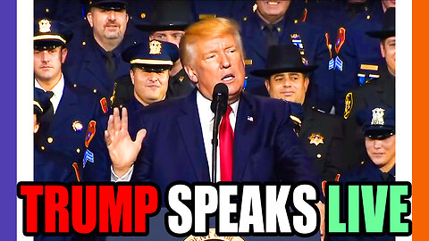 🔴LIVE: NYPD Trump Speech 🟠⚪🟣