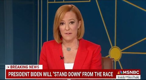 Biden Drops Out Of Presidential Race, Psaki Is Big Mad He Didn't Endorse Kamala