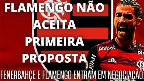 PRIMEIRA PROPOSTA NÃO FOI ACEITA E FLAMENGO FAZ EXIGÊNCIAS AO FENERBAHÇE POR GUSTAVO HENRIQUE.