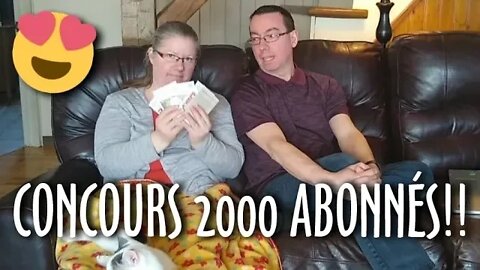 CONCOURS 2000 ABONNÉS!! 😍👍😍👍