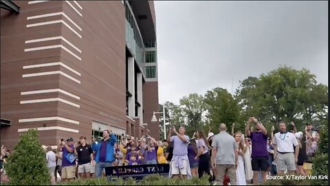 WATCH: Vance and His Family Get Awesome Reception at College Football Game