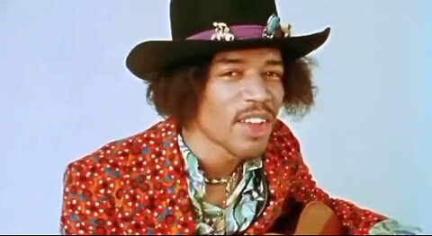 One of the only videos of Jimi Hendrix playing acoustic guitar and singing