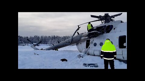 Mi-8 helicopter crashes against hill in Russia: 22 people killed