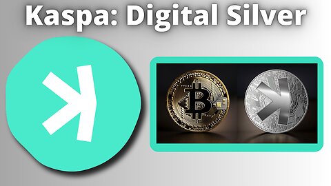 Kaspa The Only Other Alternative To Bitcoin