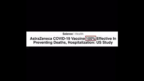 The vaccine is “highly effective” 🙄