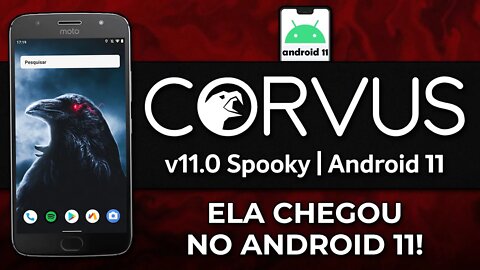 Corvus OS v11.0 Spooky | Android 11 | FINALMENTE CHEGOU A CORVUS!