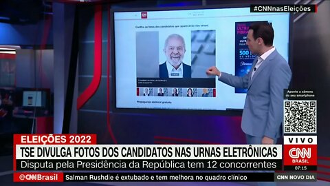 TSE divulga fotos dos candidatos à Presidência que serão exibidas nas urnas; veja | @SHORTS CNN