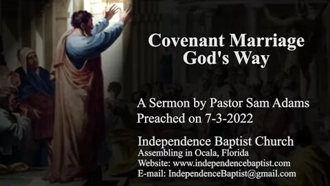 Covenant Marriage - God's Way