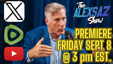 Maxime Bernier - PREMIERE FRIDAY SEPT 8 @ 3 pm EST. #maximebernier #ppc #canadanews