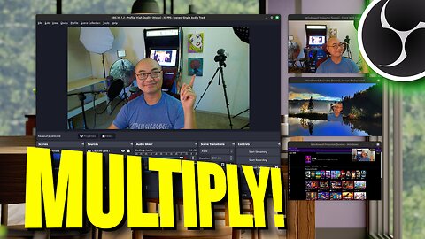 OBS Multiple Preview Scenes! (OBS Windowed Projector Scene) | OBS Tutorial