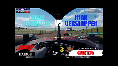 MAX VERSTAPPEN vs LEWIS HAMILTON showdown | COTA | F1 MOBILE RACING 2023