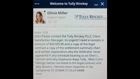 Cheri L. Cannon Esq - Partner Tully Rinckey PLLC Refund $30,555.90 Legal Agreement Not Completed Legal Malpractice Breach Of Contract - US Supreme Court Complaints - State Bar Association Complaints - DCBAR - FoxBusiness - SMNI News - Manila Bulletin