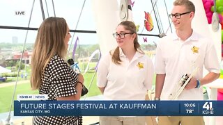 Performers prepare for Future Stages Festival at Kauffman Center