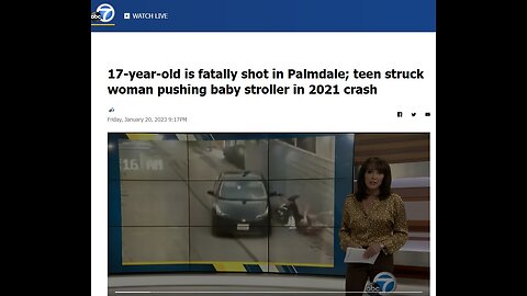 17-year-old fatally shot in Palmdale, CA; teen struck woman pushing baby stroller in 2021 crash