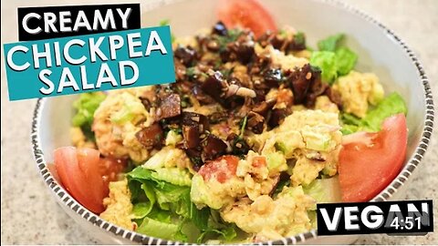 Well Your World Famous Chickpea Salad! | Vegan Oil Free