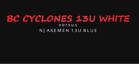 USABL 13U - BC Cyclones 13U White Week 1.