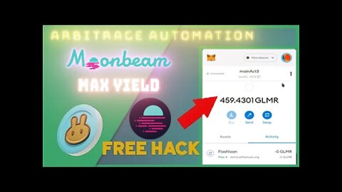 MoonBeam GLMR - How to setup and execute a Multi DEX arbitrage on Moonbeam