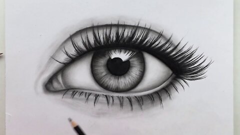 How to draw a Realistic eye