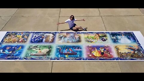 40,320 Piece Disney Memorable Moments Jigsaw Puzzle Full Time Lapse