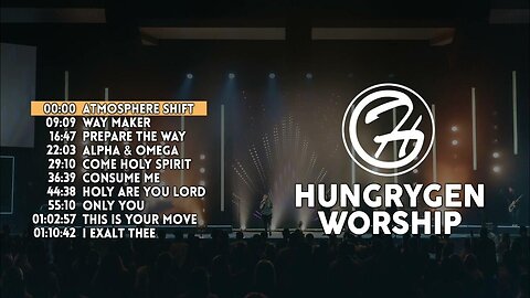 1 Hour of WORSHIP from HungryGen