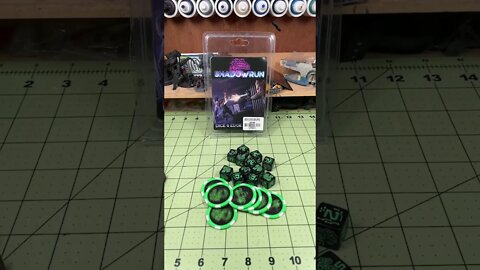 Shadowrun Dice and Edge Tokens 2022 #shorts