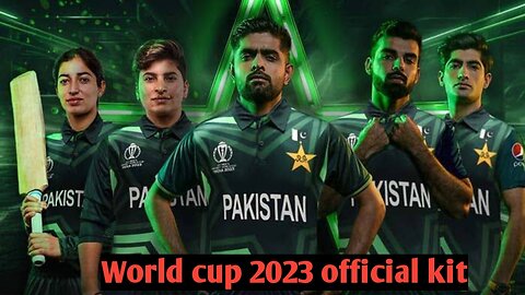 Unveiling the Star Nation Jersey: Pakistan's World Cup Kit