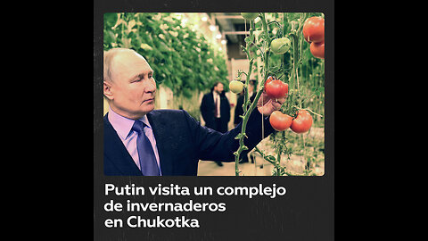 Así fue la primera visita de Putin a la península rusa de Chukotka