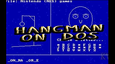 Hangman on DOS - Excitement Awaits.......