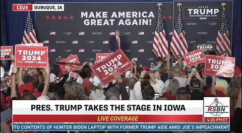 FULL SPEECH: President Donald J. Trump Delivers Remarks In Dubuque, Iowa - 09/20/23