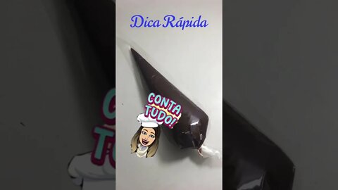 Como Fazer Recheio de Brigadeiro Cremoso, SEM LEITE CONDENSADO COMPRADO-Dica da Mi #SHORTS