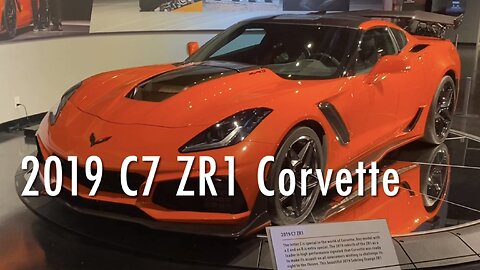 2019 C7 ZR1 Corvette