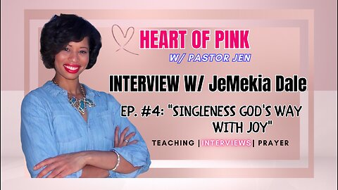 🔥SINGLENESS GOD'S WAY-Evangelist JeMekia Dale's Testimony of Grace