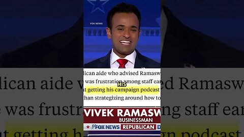 Vivek Ramaswamy DOESN'T Want to Be President