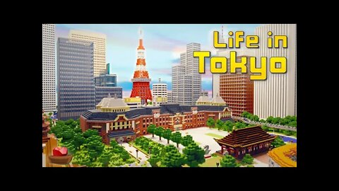 MINECRAFT LIFE IN TOKIO! CONHECEMOS A CIDADE DE HELICÓPTERO! PEDROSK GAMER TOTOY GAMES! LIVE TWITCH