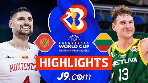 Montenegro 🇲🇪 vs Lithuania 🇱🇹 | J9 Highlights | FIBA Basketball World Cup 2023